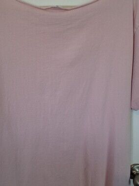 PINK Victoria's Secret XL Campus Off Shoulder, Short Sleeve Top.